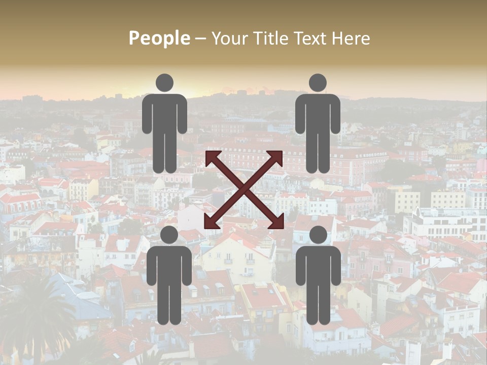 Evening View Architecture PowerPoint Template