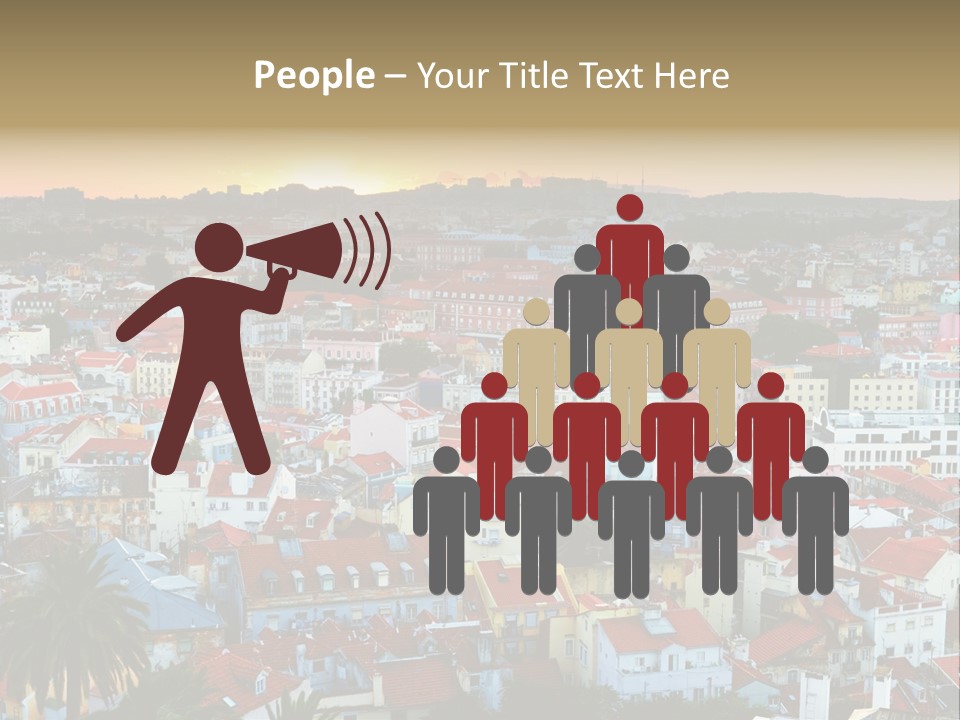 Evening View Architecture PowerPoint Template