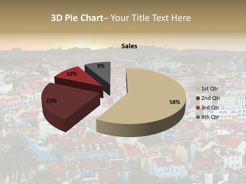Evening View Architecture PowerPoint Template