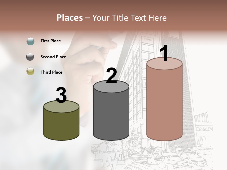 Creative Hand Education PowerPoint Template