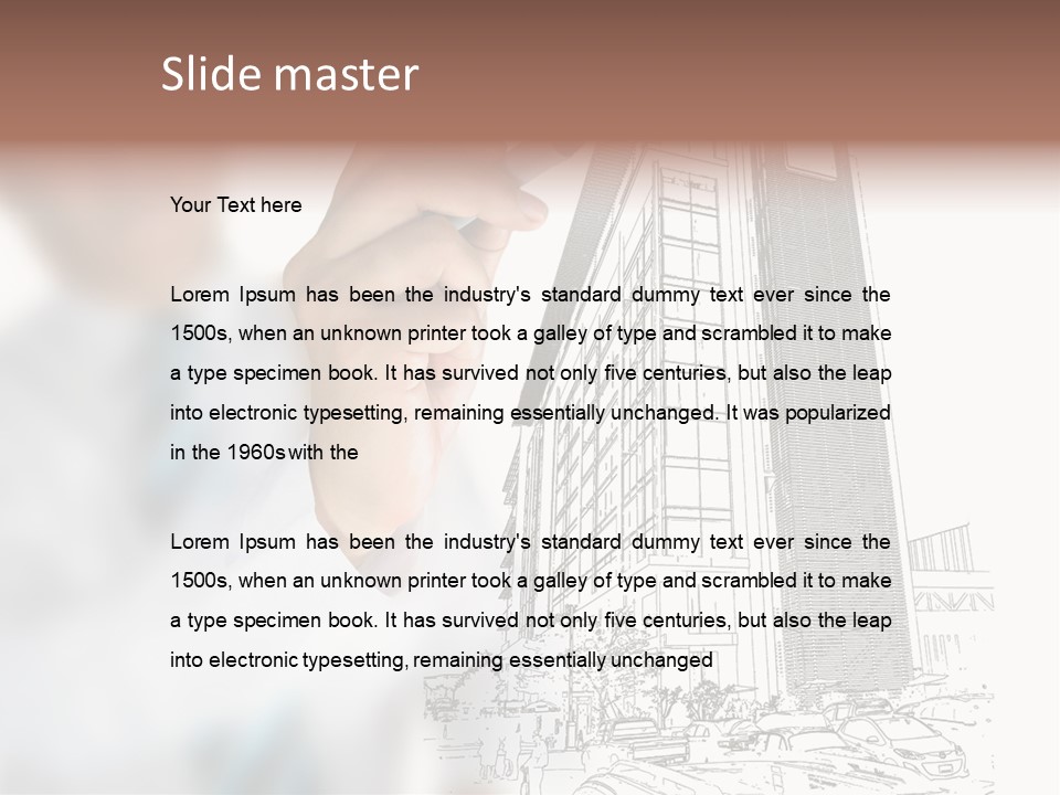 Creative Hand Education PowerPoint Template