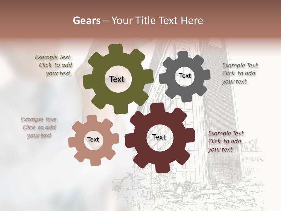 Creative Hand Education PowerPoint Template