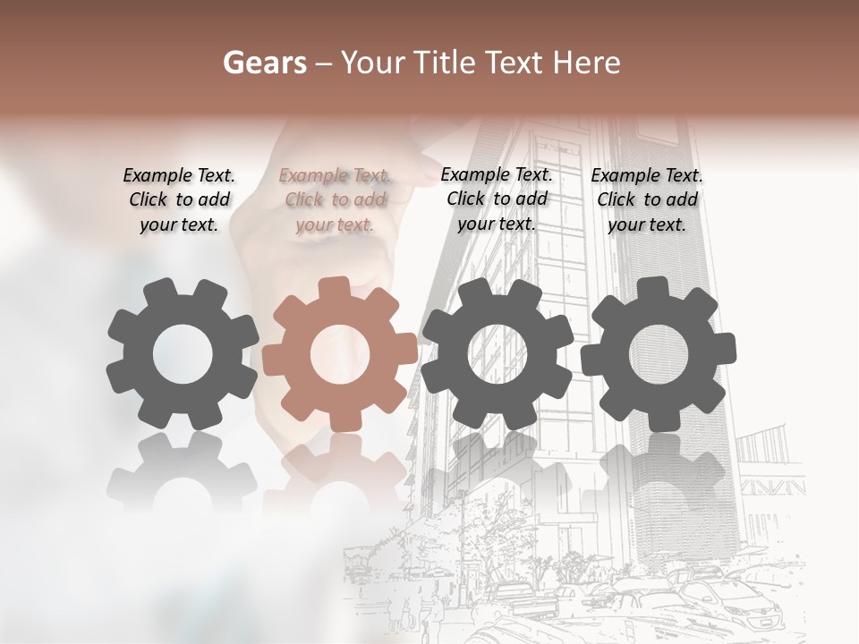 Creative Hand Education PowerPoint Template