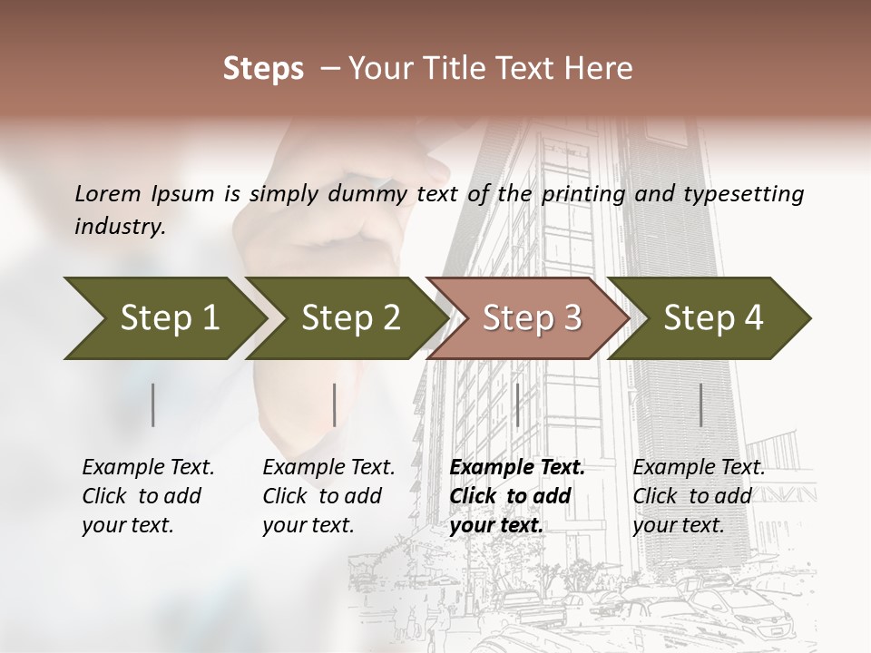 Creative Hand Education PowerPoint Template