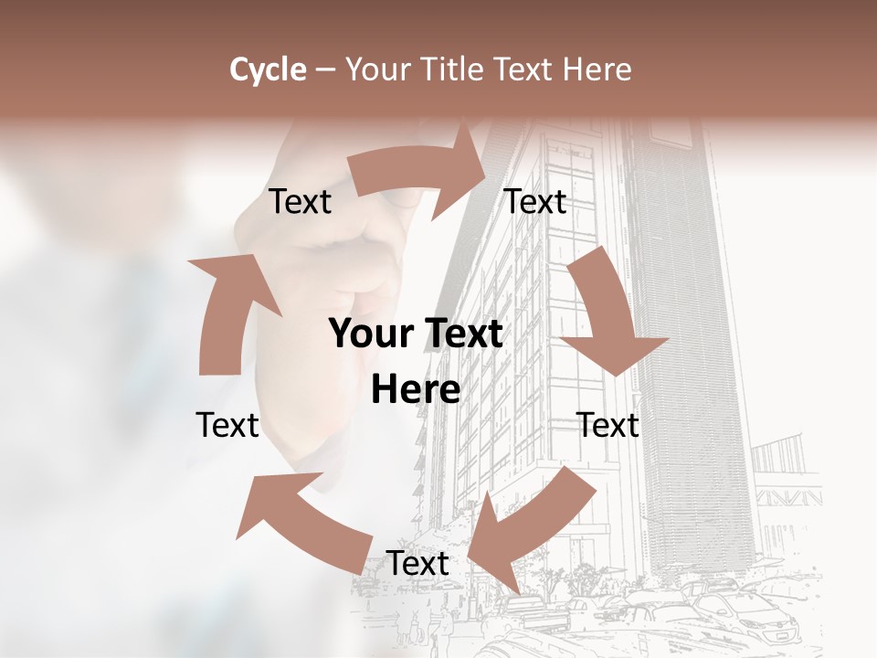 Creative Hand Education PowerPoint Template