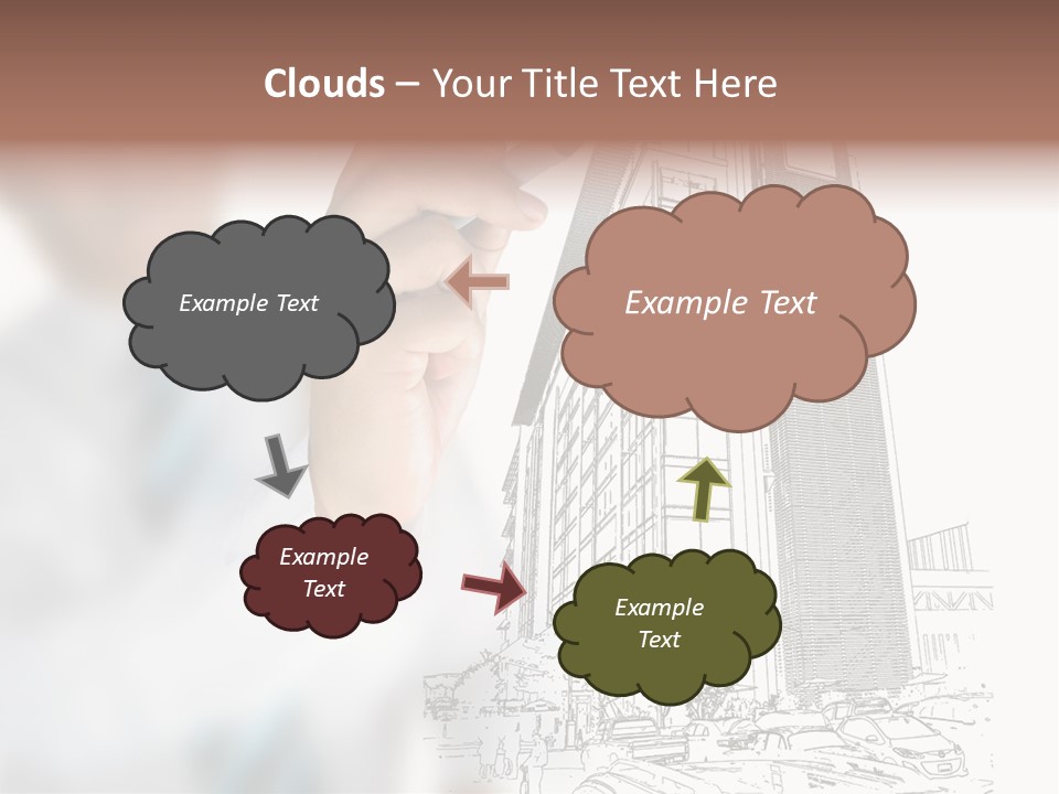 Creative Hand Education PowerPoint Template
