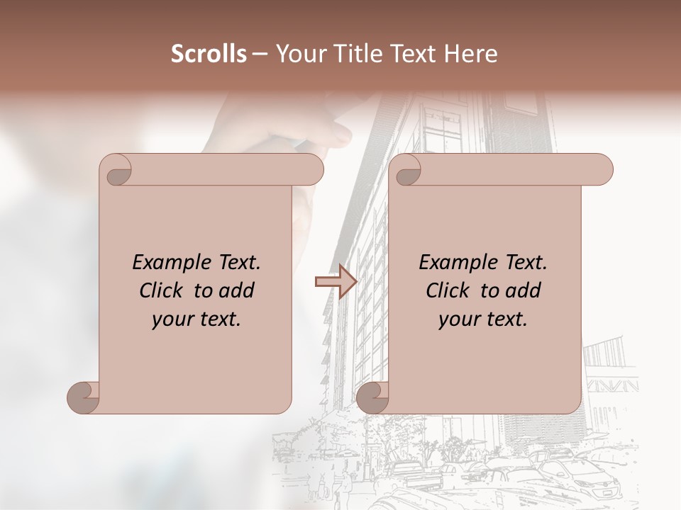 Creative Hand Education PowerPoint Template