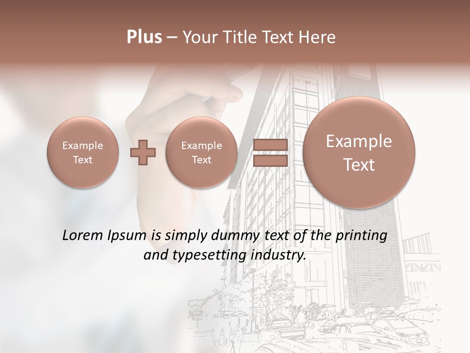 Creative Hand Education PowerPoint Template