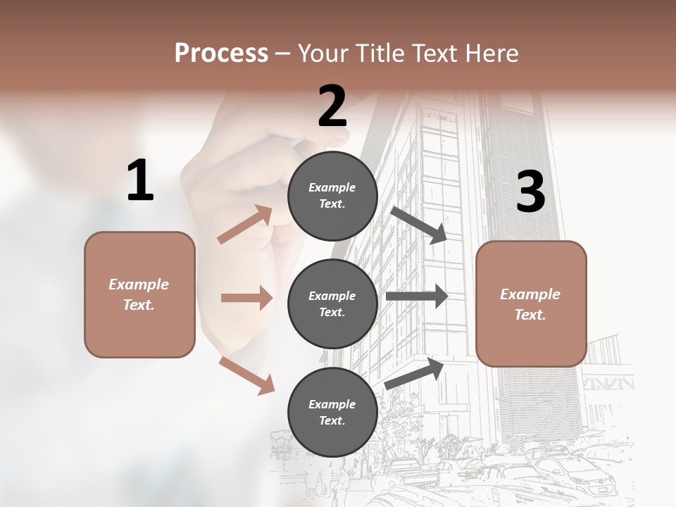 Creative Hand Education PowerPoint Template