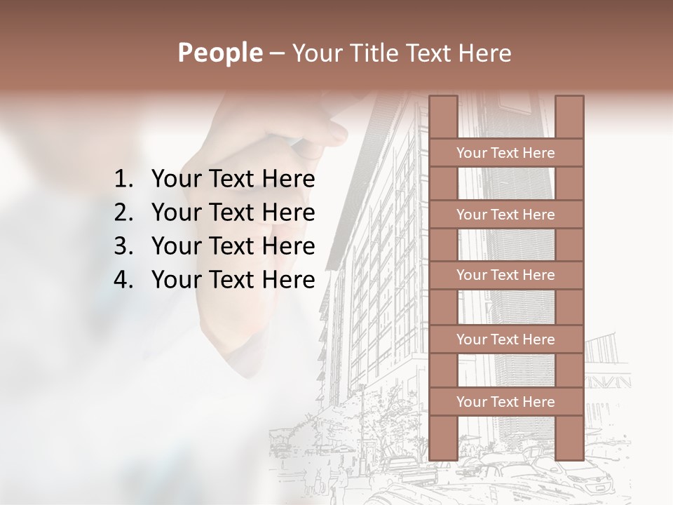 Creative Hand Education PowerPoint Template