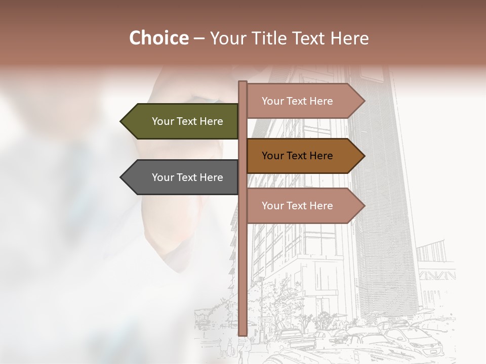Creative Hand Education PowerPoint Template