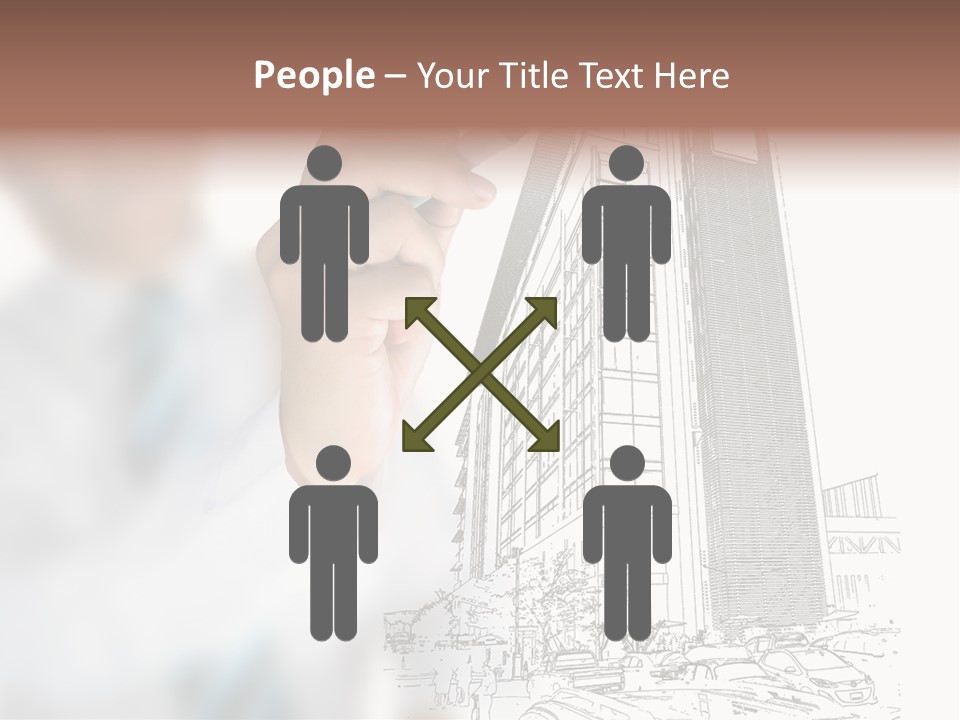 Creative Hand Education PowerPoint Template