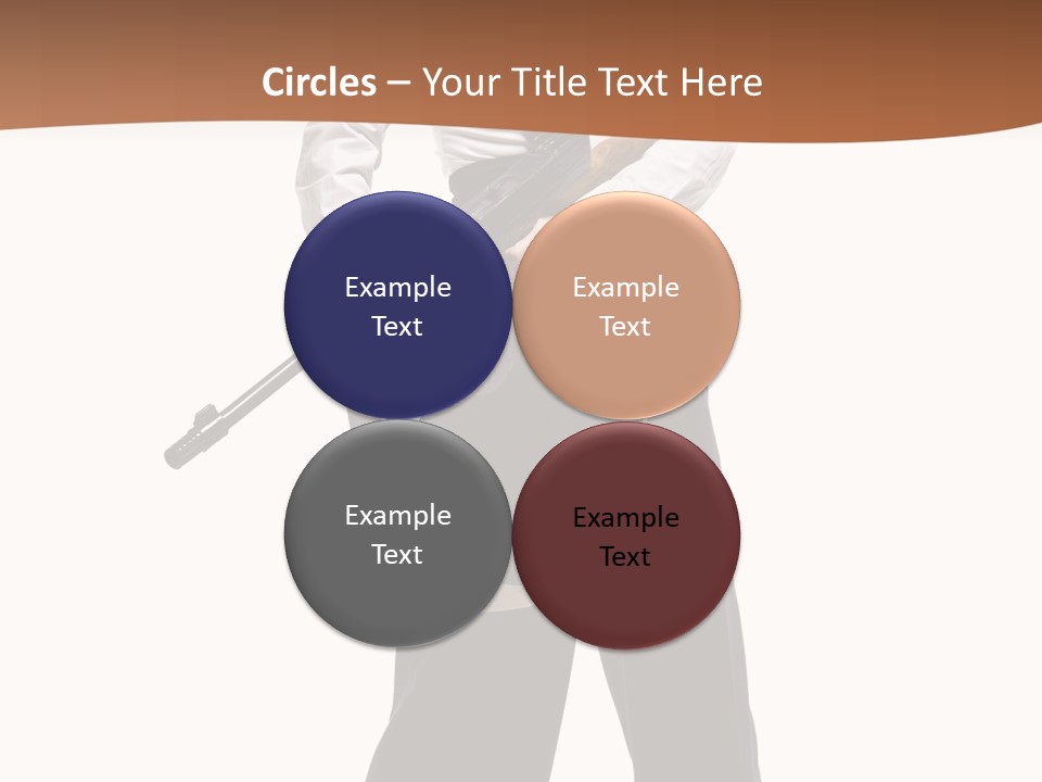 White Capone Pants PowerPoint Template