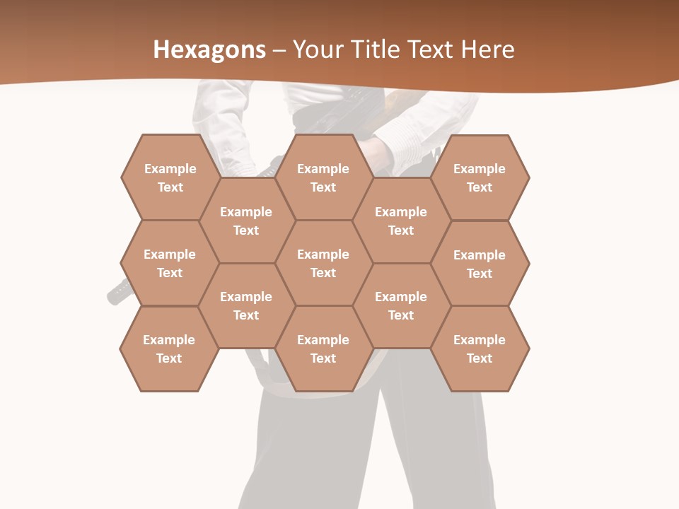 White Capone Pants PowerPoint Template