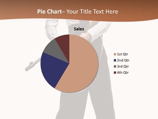 White Capone Pants PowerPoint Template