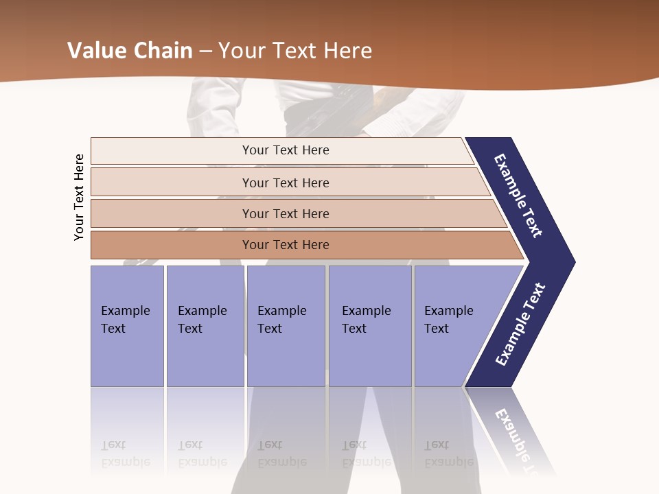 White Capone Pants PowerPoint Template