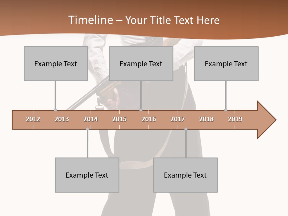 White Capone Pants PowerPoint Template