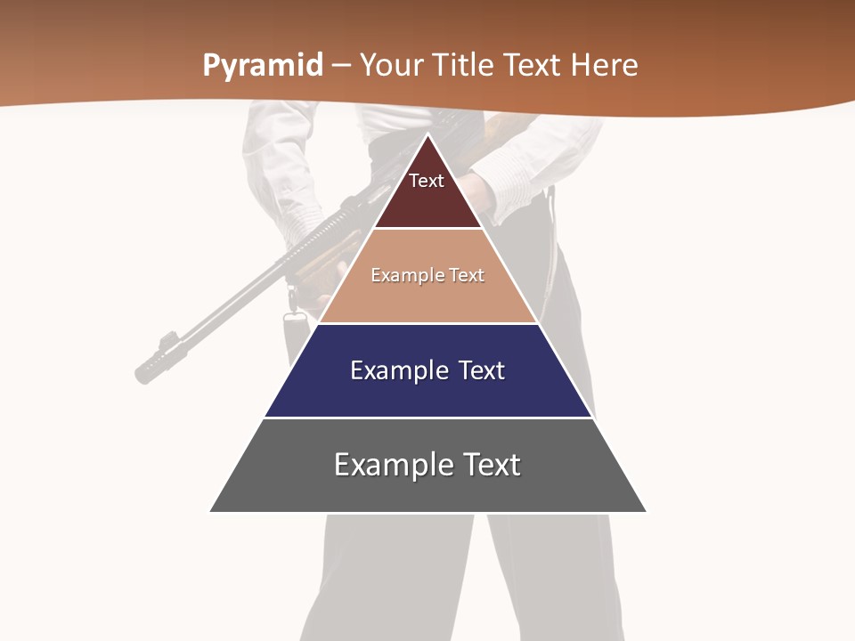 White Capone Pants PowerPoint Template