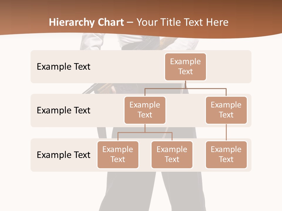 White Capone Pants PowerPoint Template