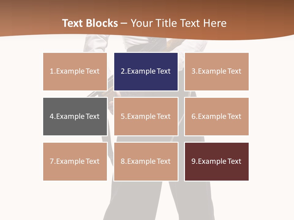 White Capone Pants PowerPoint Template