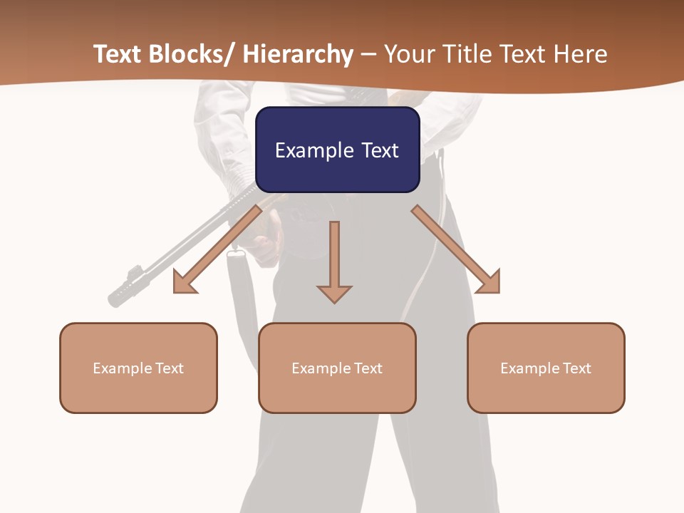 White Capone Pants PowerPoint Template