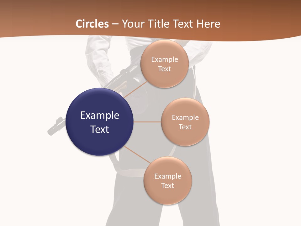 White Capone Pants PowerPoint Template