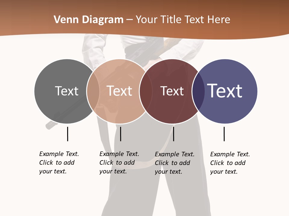 White Capone Pants PowerPoint Template