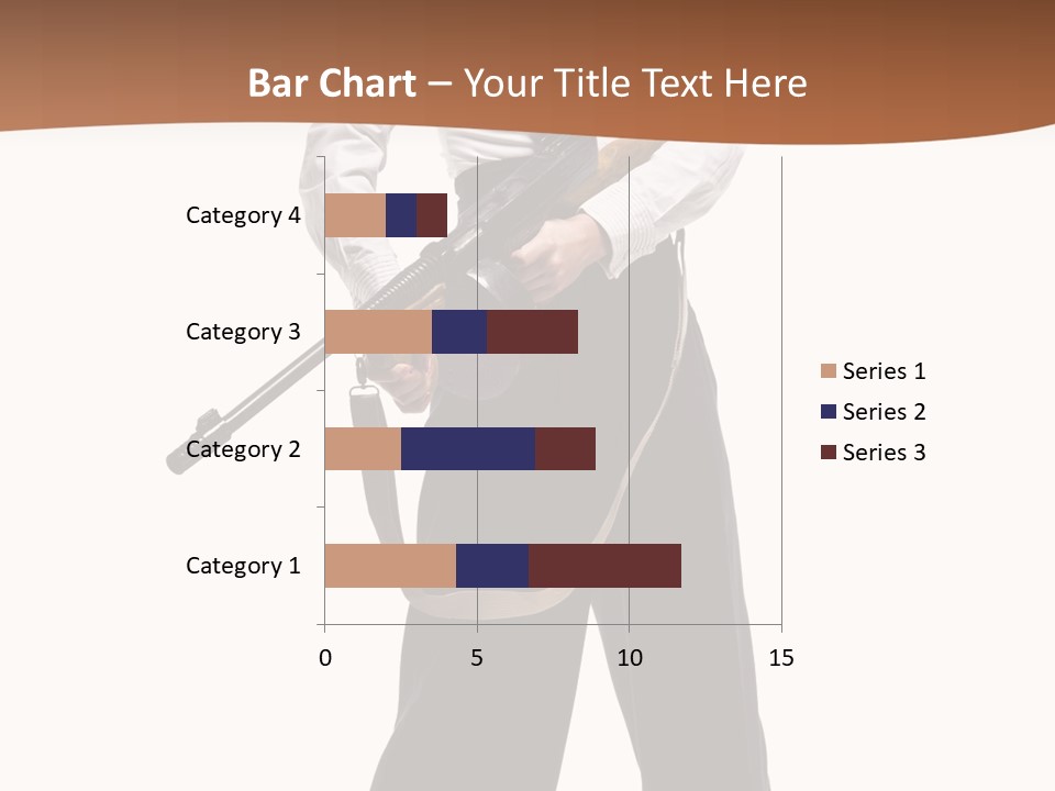 White Capone Pants PowerPoint Template