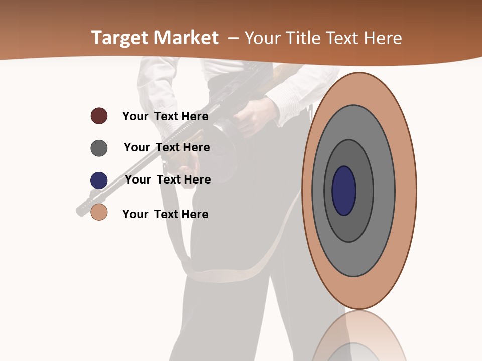 White Capone Pants PowerPoint Template