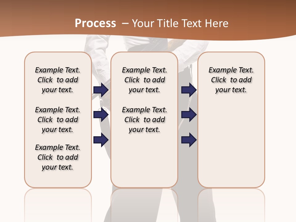 White Capone Pants PowerPoint Template