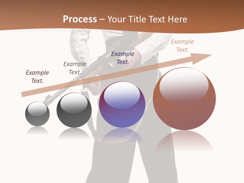 White Capone Pants PowerPoint Template