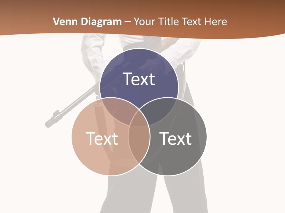 White Capone Pants PowerPoint Template