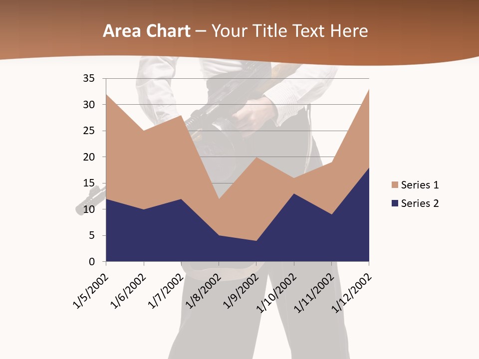 White Capone Pants PowerPoint Template