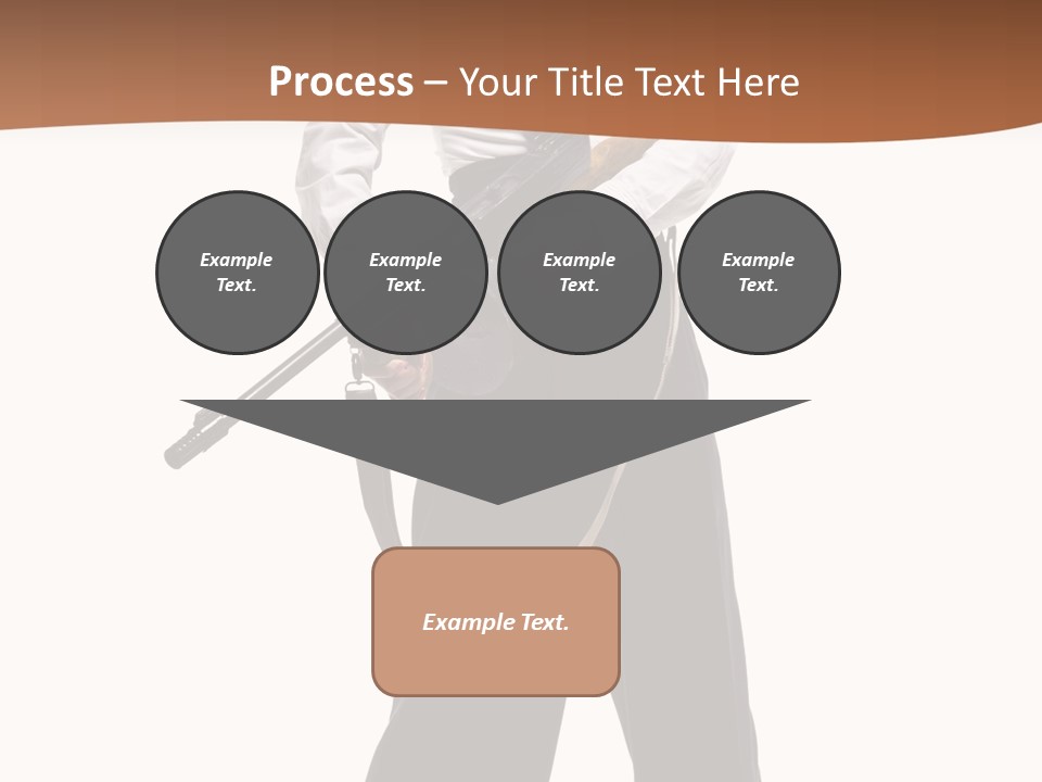 White Capone Pants PowerPoint Template