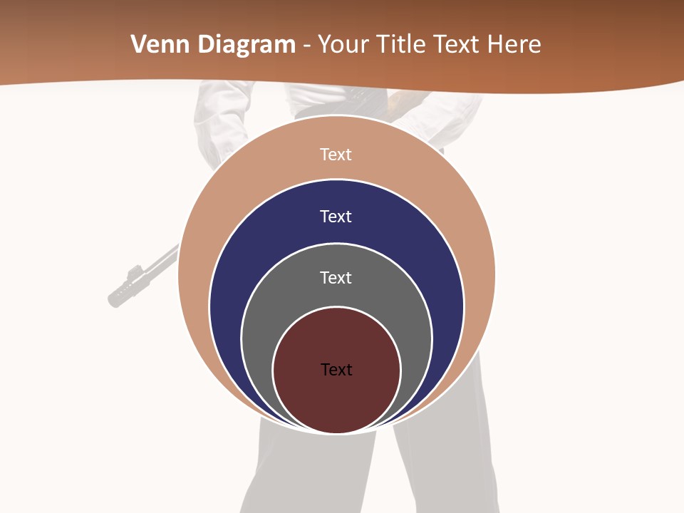 White Capone Pants PowerPoint Template