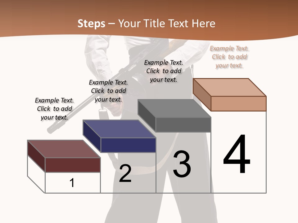 White Capone Pants PowerPoint Template