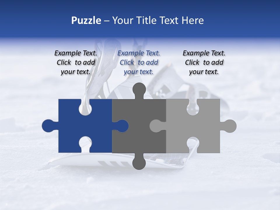 Equipment Sun Boot PowerPoint Template