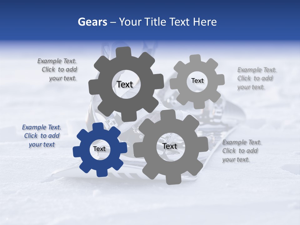 Equipment Sun Boot PowerPoint Template