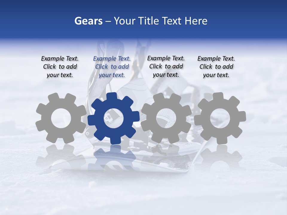 Equipment Sun Boot PowerPoint Template