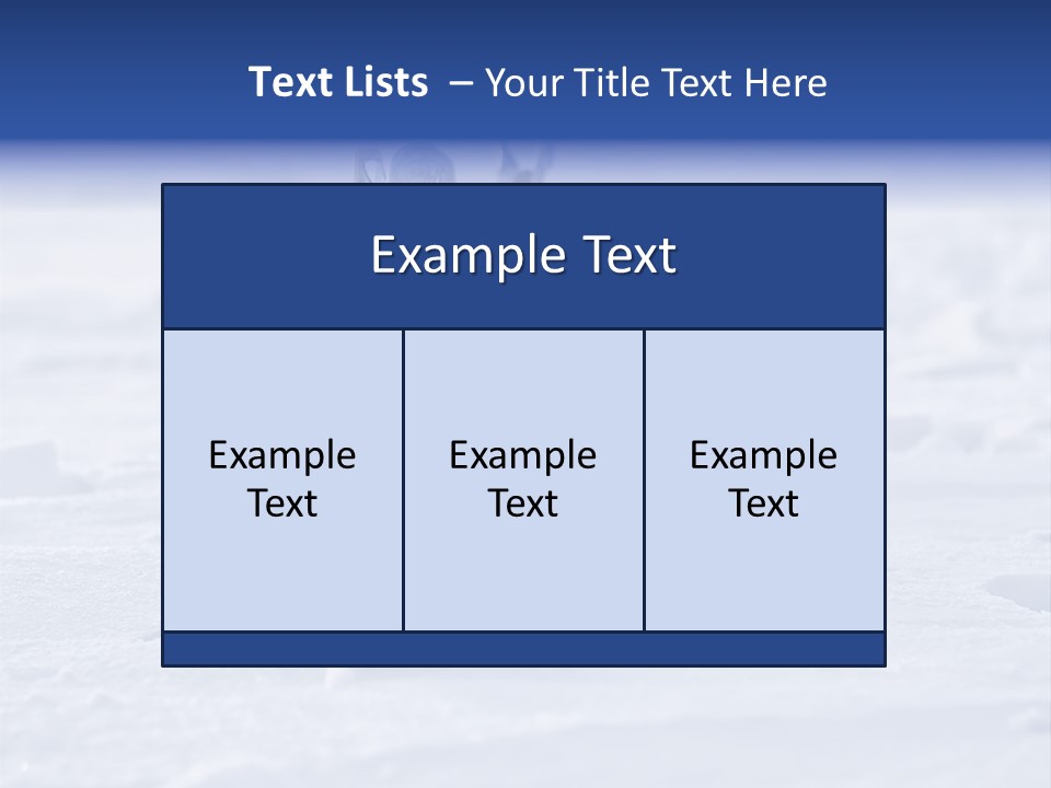 Equipment Sun Boot PowerPoint Template