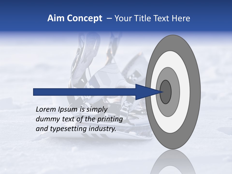 Equipment Sun Boot PowerPoint Template
