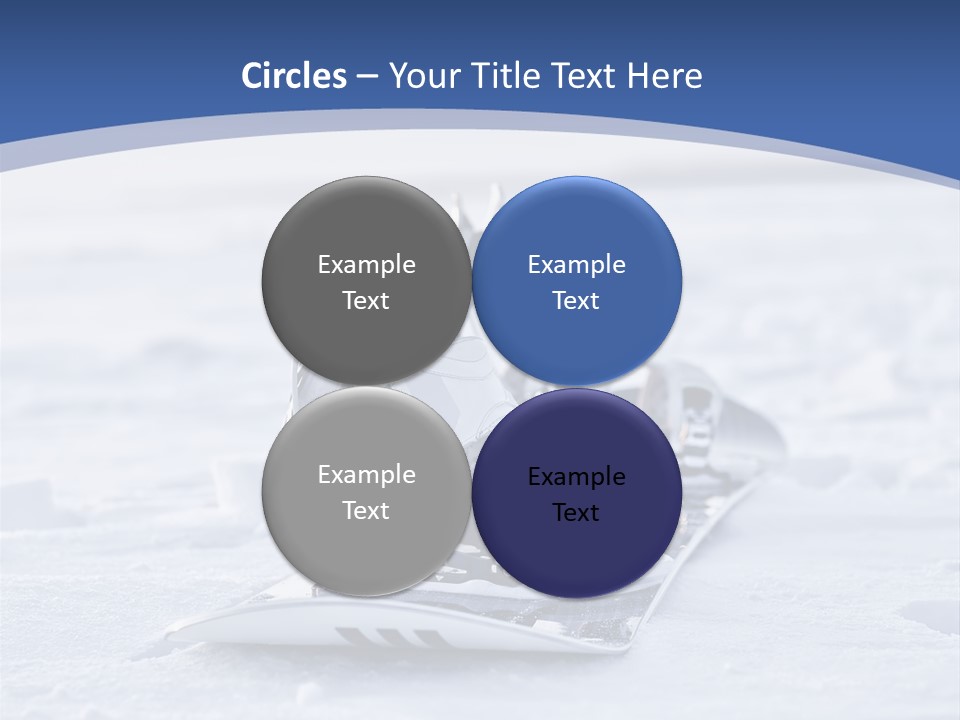 Beauty Icy Winter PowerPoint Template