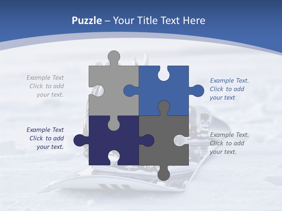 Beauty Icy Winter PowerPoint Template
