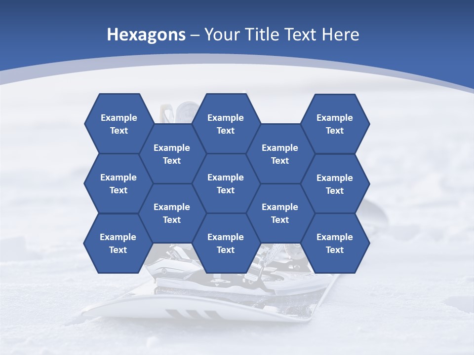 Beauty Icy Winter PowerPoint Template