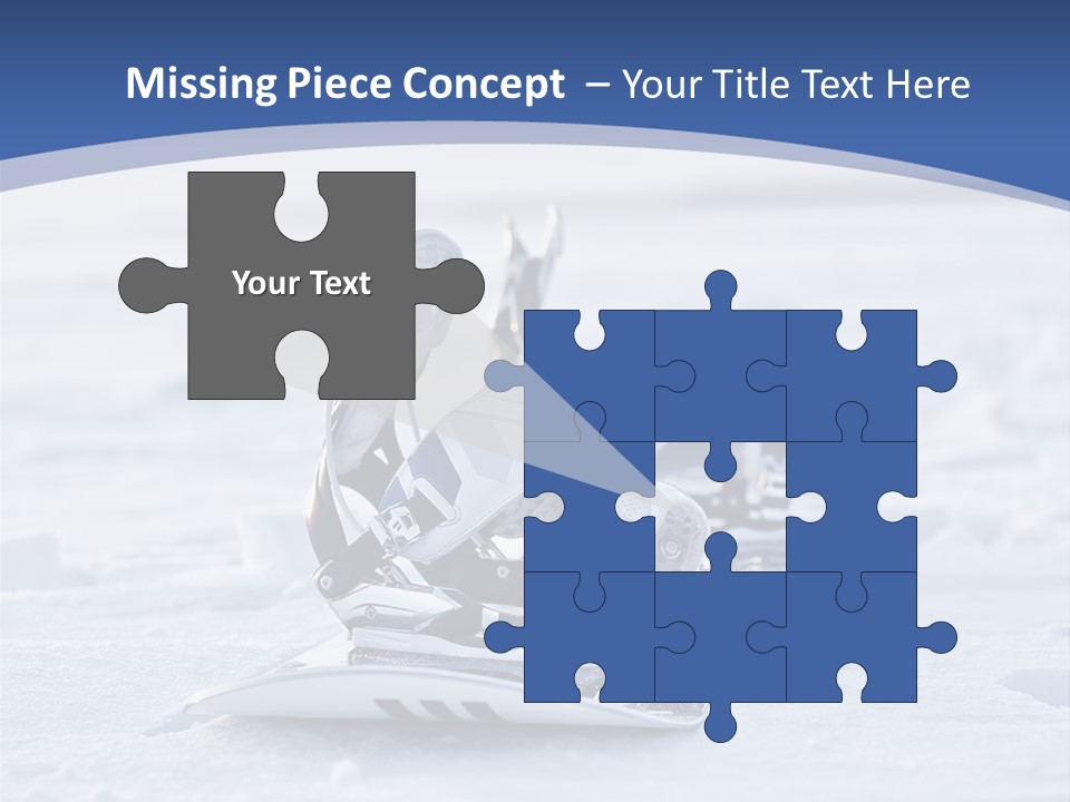 Beauty Icy Winter PowerPoint Template
