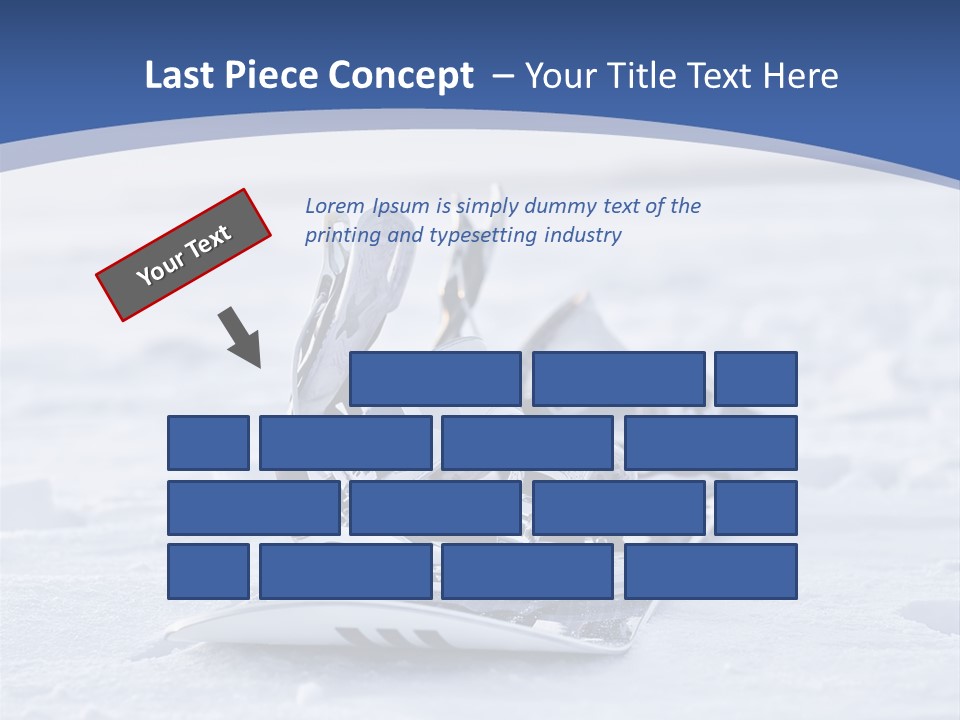 Beauty Icy Winter PowerPoint Template