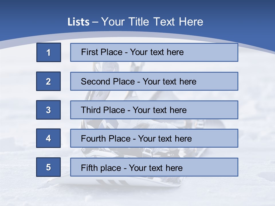 Beauty Icy Winter PowerPoint Template