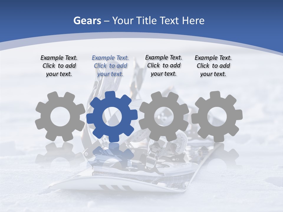 Beauty Icy Winter PowerPoint Template