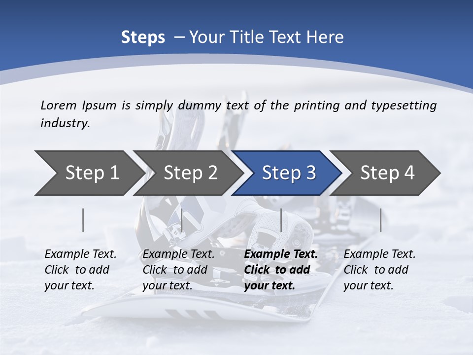 Beauty Icy Winter PowerPoint Template
