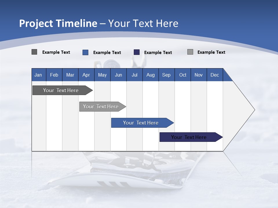 Beauty Icy Winter PowerPoint Template